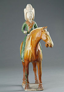 洛陽(yáng)唐三彩俑